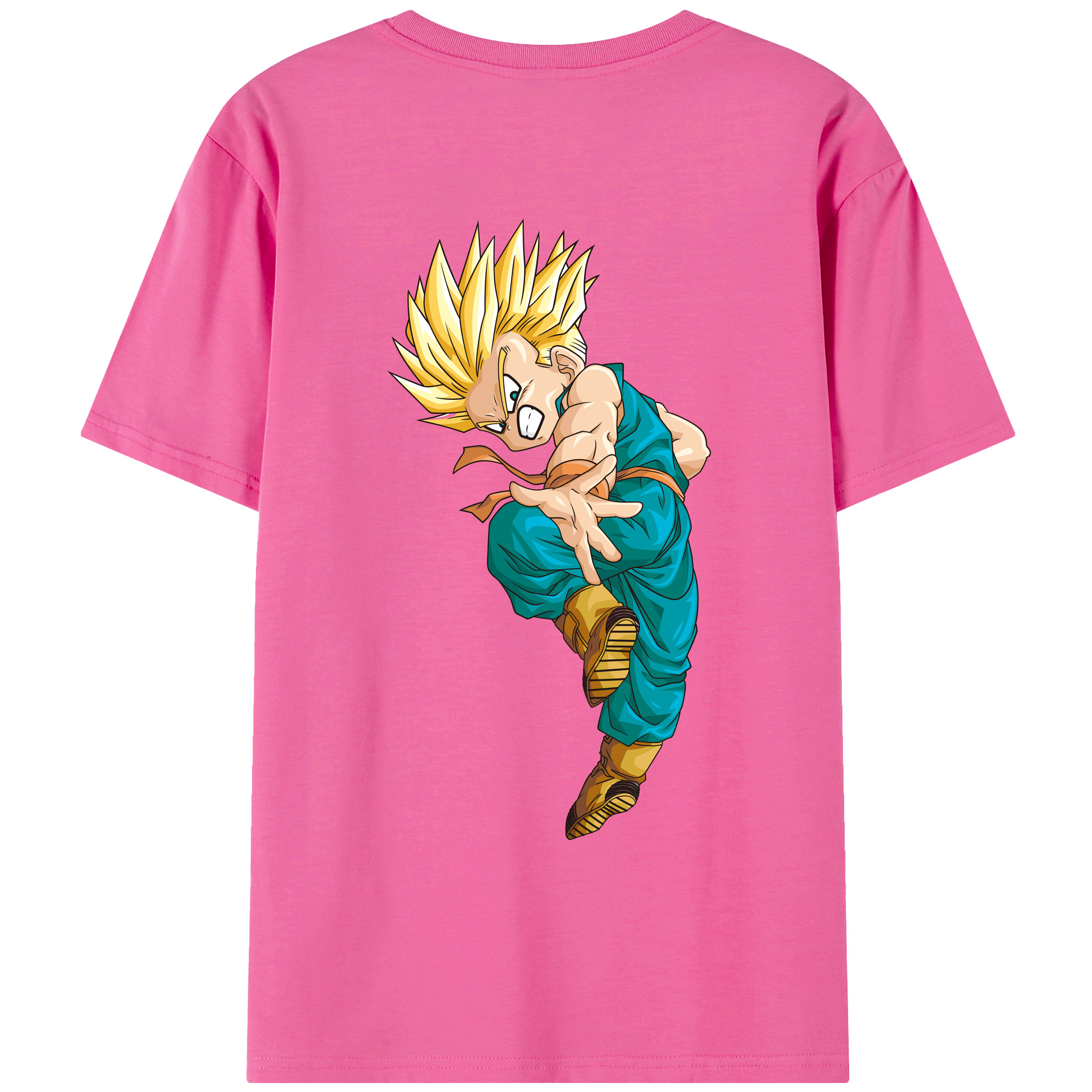 （画像用） ドラゴンボール DRAGON BALL レディース半袖Tシャツ(バックプリント)